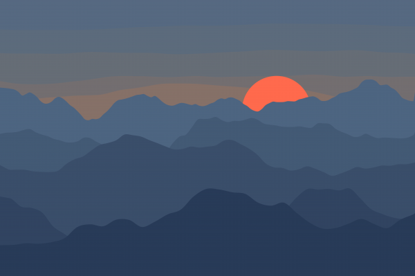 minimalism,simple background,code,mountains,waves