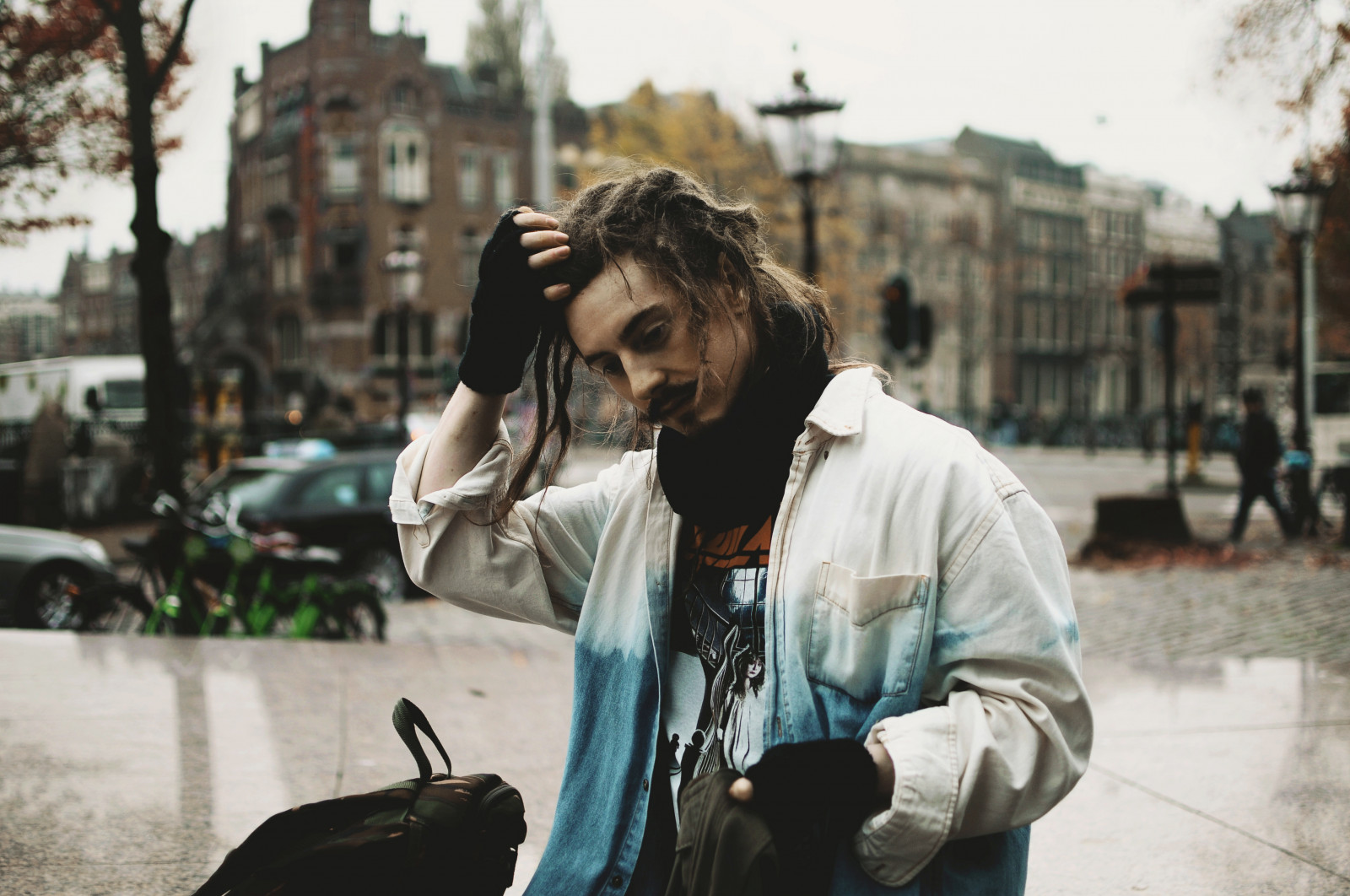 svět, město, cestovat, podzim, portrét, lidé, cestování, Amsterodam, dredy, Evropa, pankáč, evropský, turistika, hippie, hippie, psychedelic, dready, lidé, háček