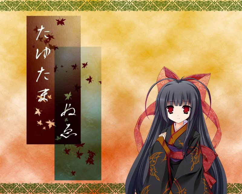 ilustrace, anime, Moekibara Fumitake, bruneta, luk, kimono ilustrace, anime, Moekibara Fumitake, bruneta, luk, kimono