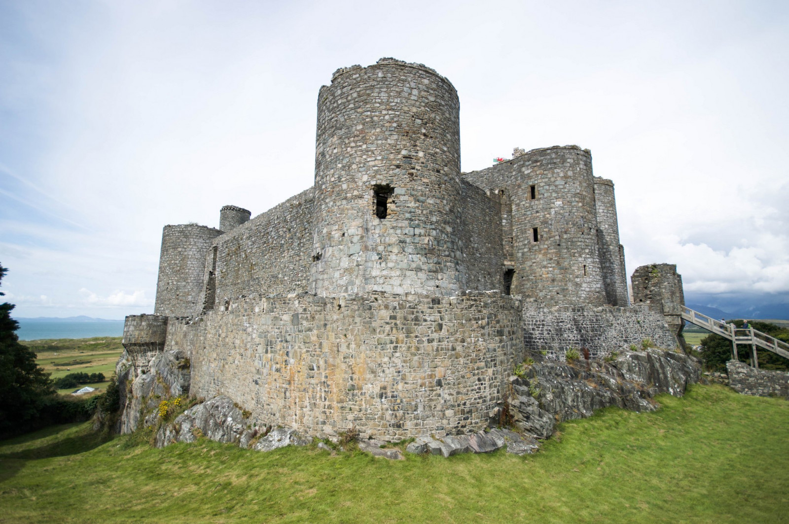 2048x1362 px, arkitektur, slot, England, natur, floder, klippe, tapet, vand