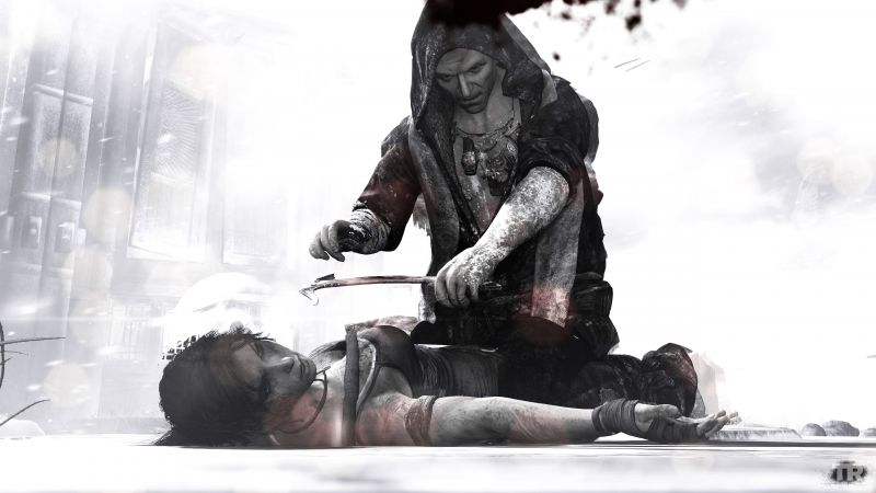 jocuri video, screen shot, Lara Croft, Tomb Raider, statuie, monument jocuri video, screen shot, Lara Croft, Tomb Raider, statuie, monument
