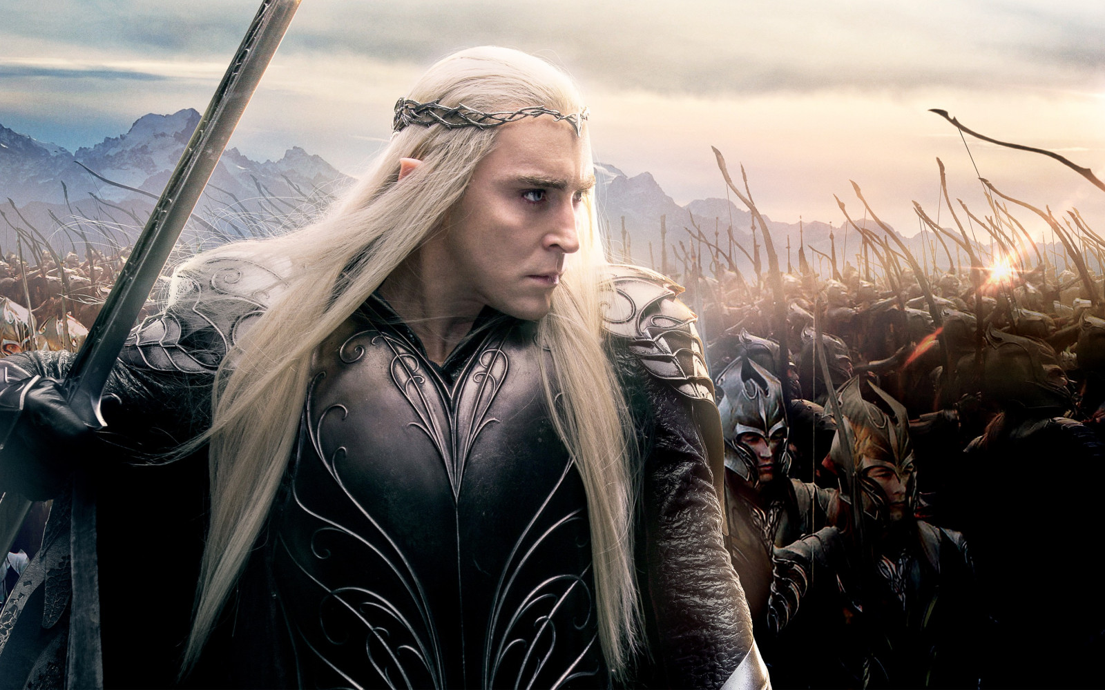 zima, móda, skřítek, Hobit, The Hobbit Bitva pěti armád, Thranduil, Lee Pace, sezóna, Snímek obrazovky
