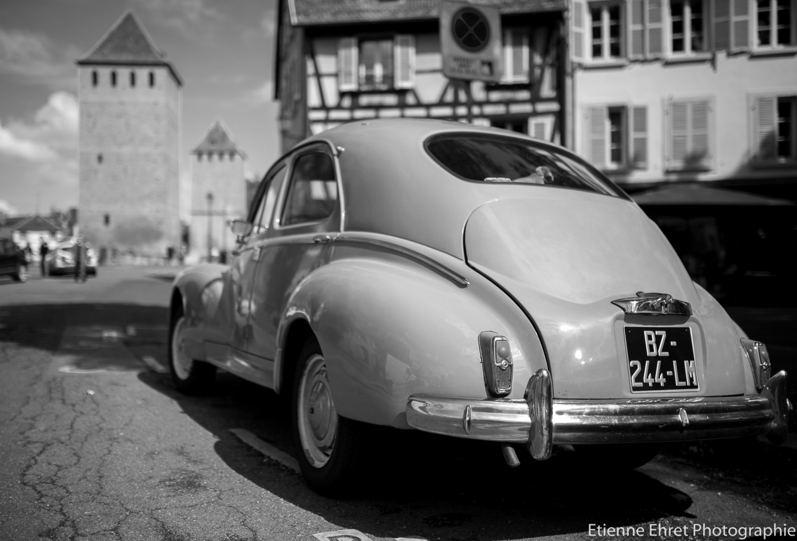 Černá, černobílý, ulice, auto, vozidlo, Kánon, Francie, veteránem, 35MM, klasická auta, Noir, voiture, peugeot, Strasbourg, Alsace, F14, UMĚNÍ, 5 d, označit, tělesné, litovat, blanc, klasický, sigma, noirblanc, iii, 203, Černý a bílý, monochromatické fotografování, automobilového designu, ponts, couverts, luxusní vůz, motorové vozidlo, střední velikost auta, Anciennes