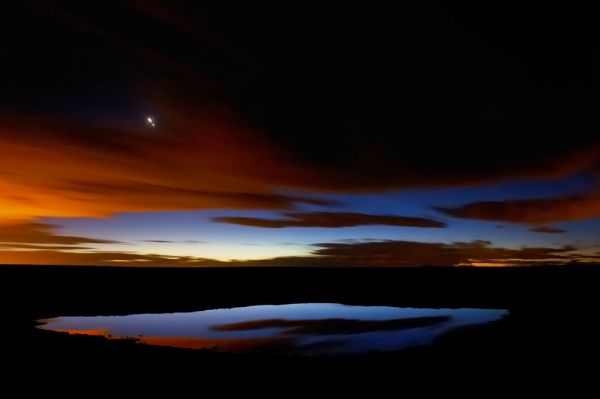 landscape,dark,sunset,night,reflection,water