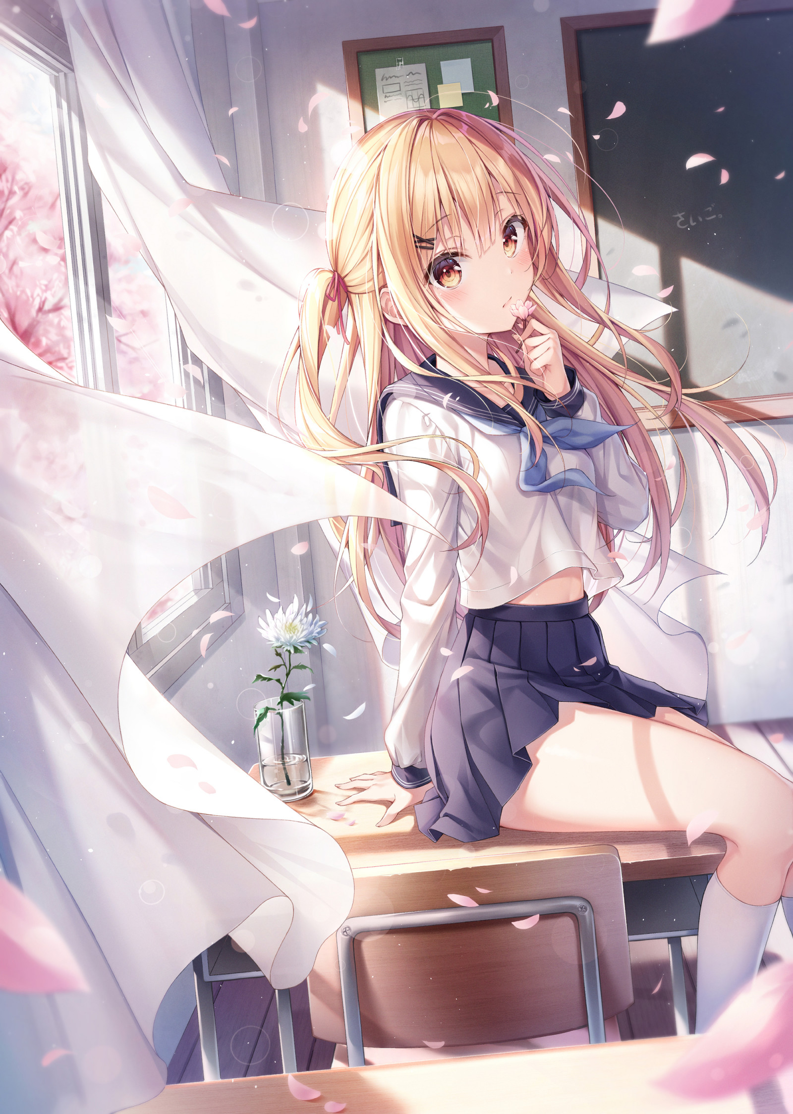 Anime, Dziewcząt anime, Sztuka cyfrowa, Praca plastyczna, 2D, Wyświetlacz portretowy, pionowy