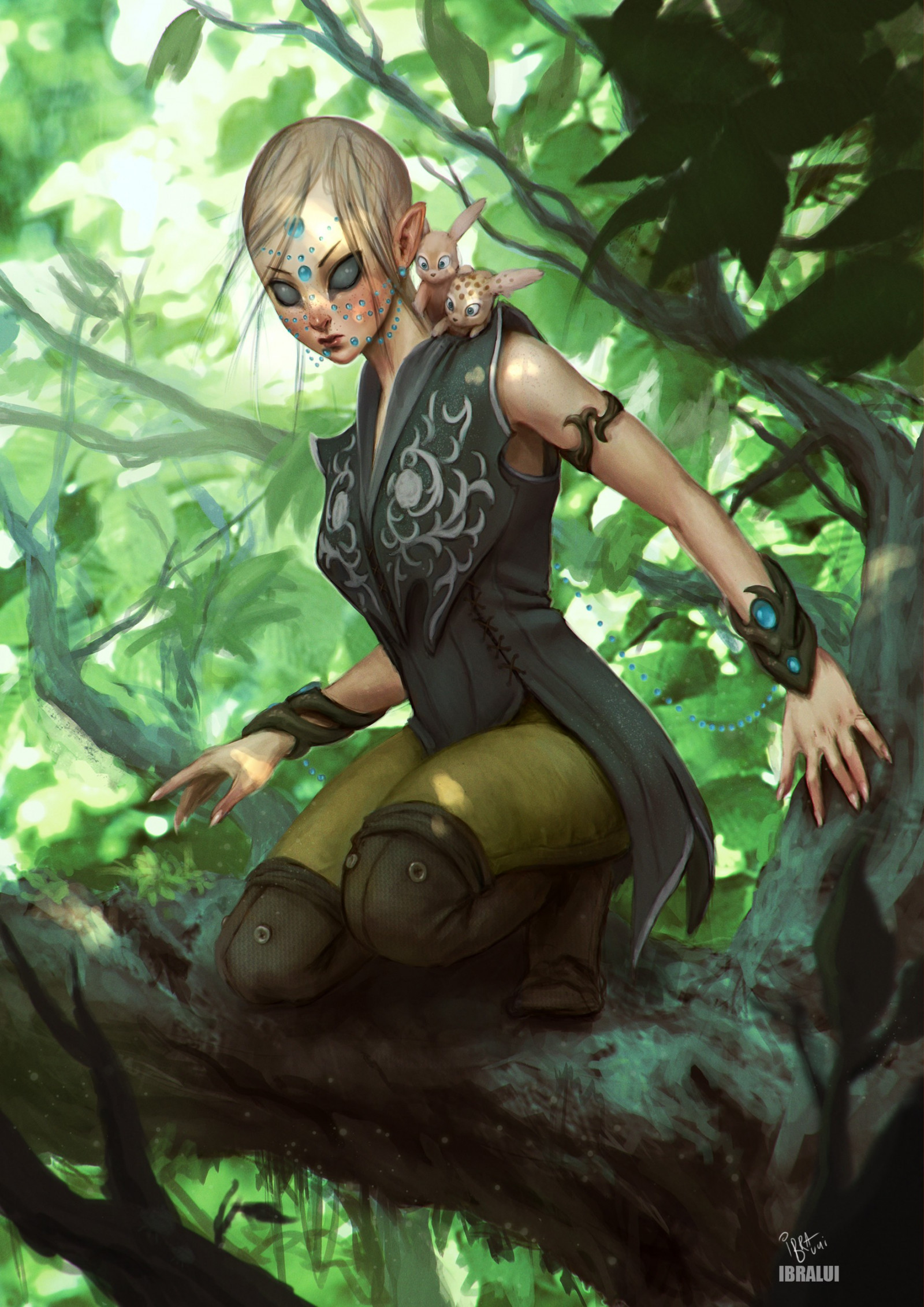 ilustrace, fantasy umění, anime, džungle, komiks, mytologie, nálada, Snímek obrazovky, fiktivní postava, komiks, žena bojovník