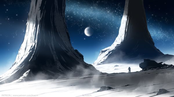 artwork, digital art, illustration, environment, concept art, drawing