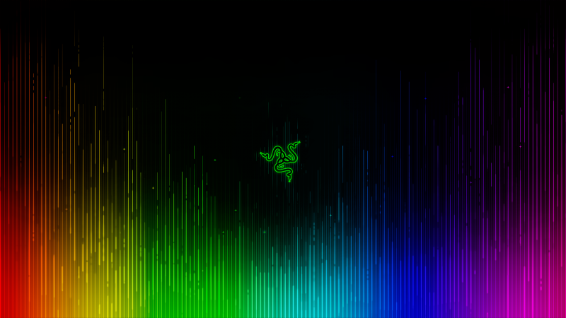 noc, logo, kruh, atmosféra, Razer Inc, světlo noc, logo, kruh, atmosféra, Razer Inc, světlo