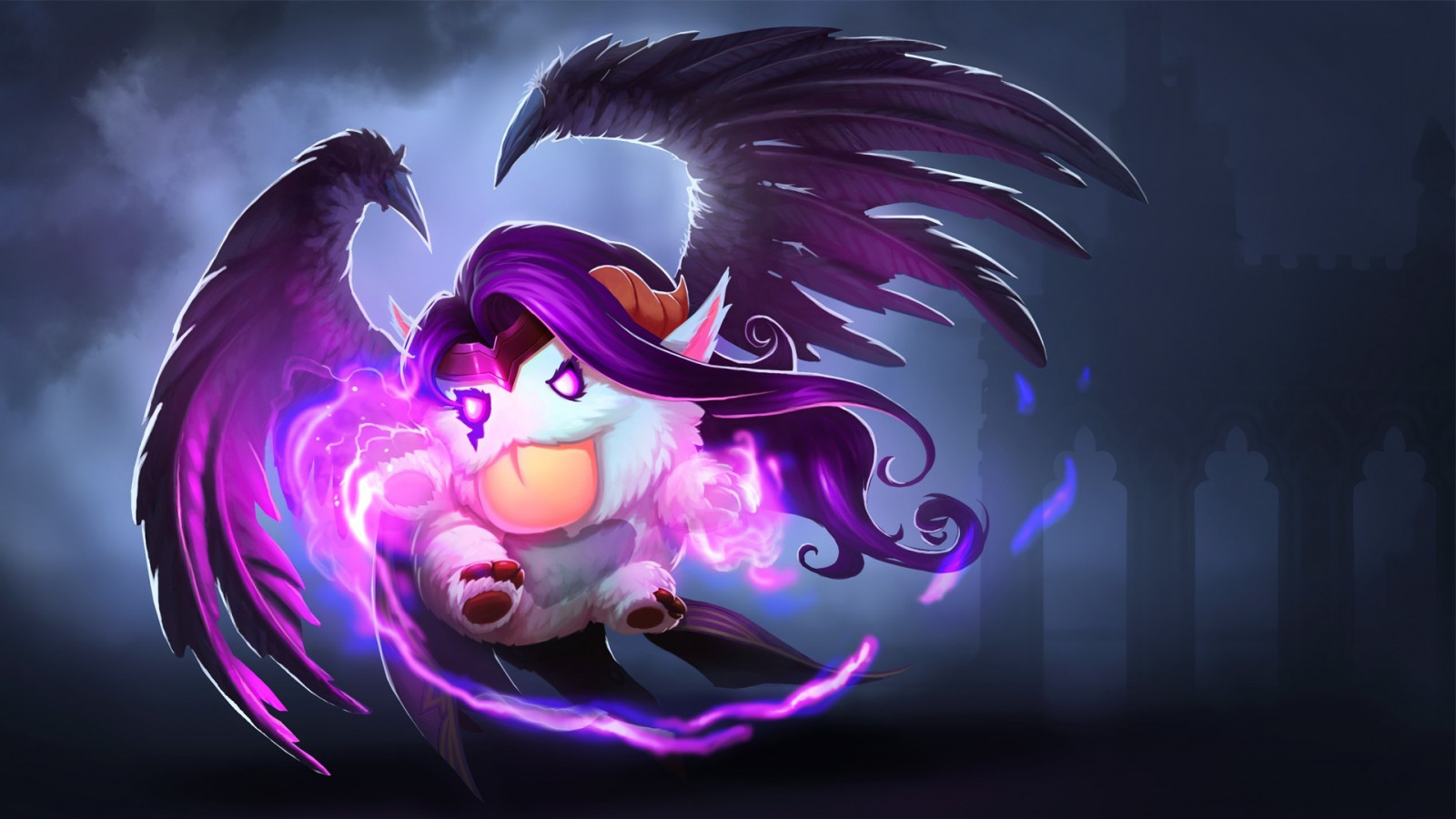 Fond D cran 1920x1080 Px League Of Legends Morgana Poro 1920x1080 