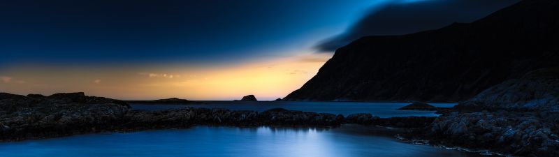 sunset, sea, bay, night, water, lake sunset, sea, bay, night, water, lake