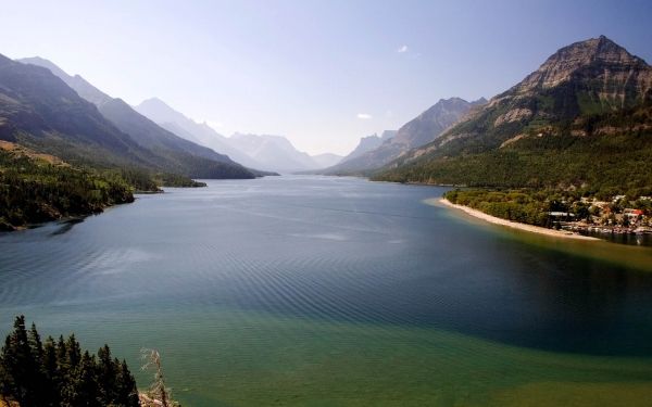 surface,smooth surface,river,mountains,open spaces,coast