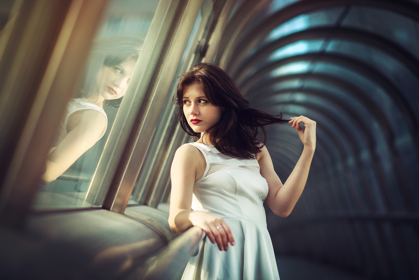 bílý, model, portrét, fotografování, šaty, Nikon, Paříž, Osoba, romantika, 85mm, 18, dívka, krása, žena, nevěsta, fotografie, D600, momentka, portrétní fotografie, focení, Dimitry, roulland