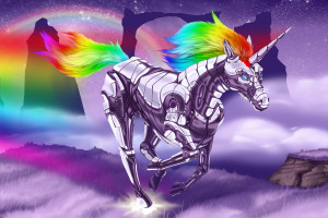 Roboter Einhorn Roboter Einhorn