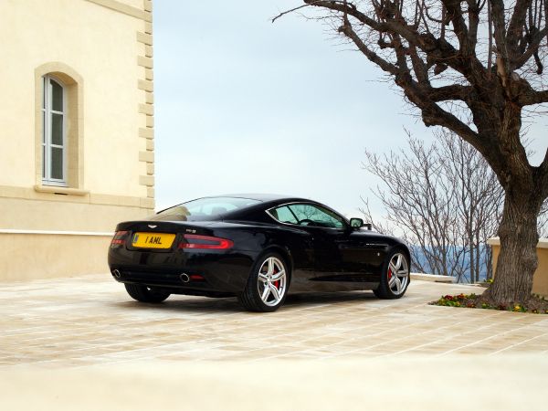 Aston Martin, db9, side view, style, 2006, black