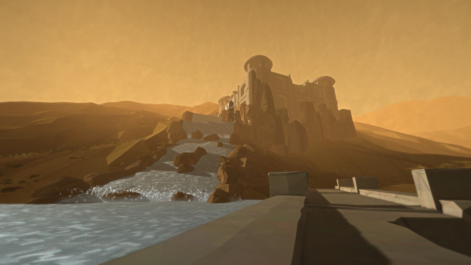 slunečnímu záření, krajina, vodopád, svítání, ráno, hrad, slunce, poušť, horizont, údolí, prach, soumrak, Sahara, plošina, Časové okno, Terén, svítání, Snímek obrazovky, přírodní prostředí, atmosférický jev, vádí, Liparské landform