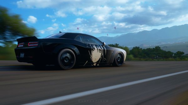 Forza Horizon 5, PC gaming, Forza, Dodge, Dodge Challenger, video games