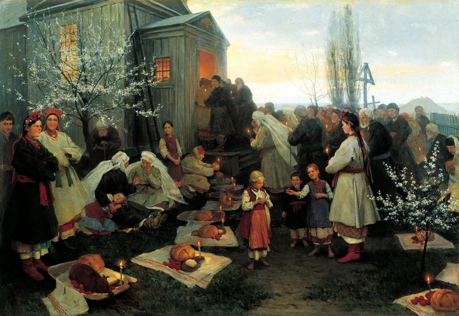 Mykola Pymonenko, perinteisen taiteen, Classic art, öljymaalaus