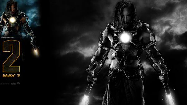 monochrome, movies, movie poster, Iron Man, Marvel Cinematic Universe, Iron Man 2