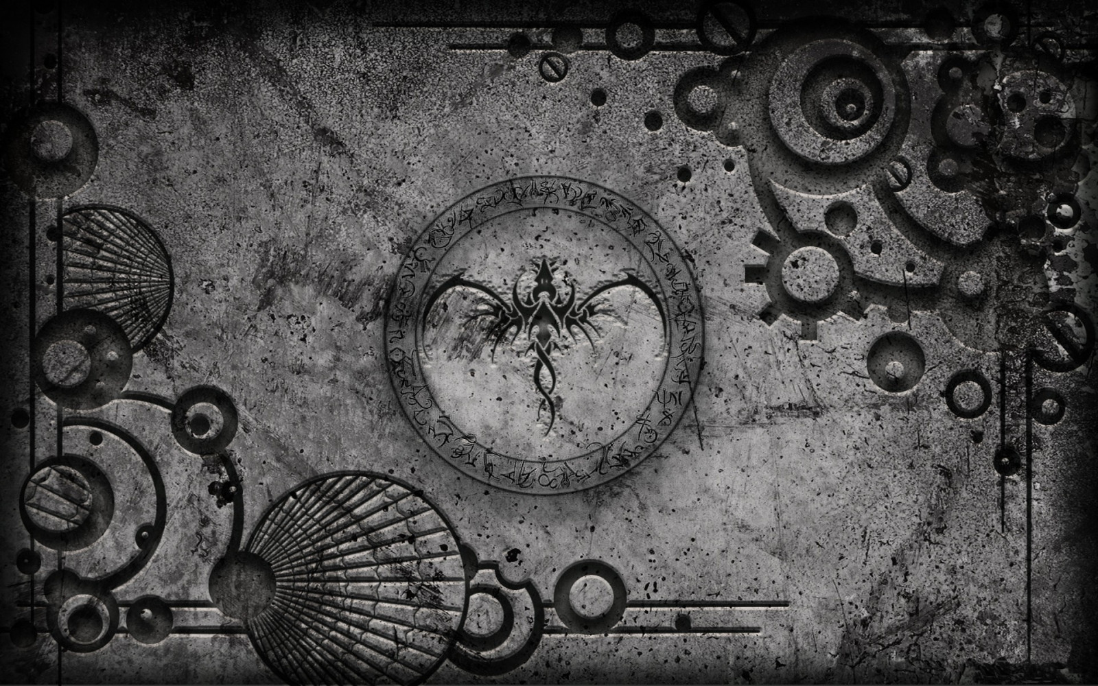 výkres, Černá, černobílý, symetrie, vzor, textura, kruh, symboly, UMĚNÍ, tvar, tma, číslo, 1920x1200 px, Černý a bílý, monochromatické fotografování, font, kryt alba