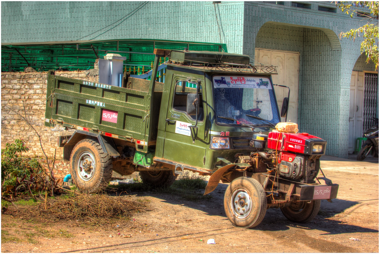 ยานพาหนะ, ถนน, พม่า, ขนส่ง, รถบรรทุก, พม่า, รถแทรกเตอร์, เกษตรกรรม, ปิด roading, stevebromley, Kalaw, ufan, เครื่องจักรกลเกษตร