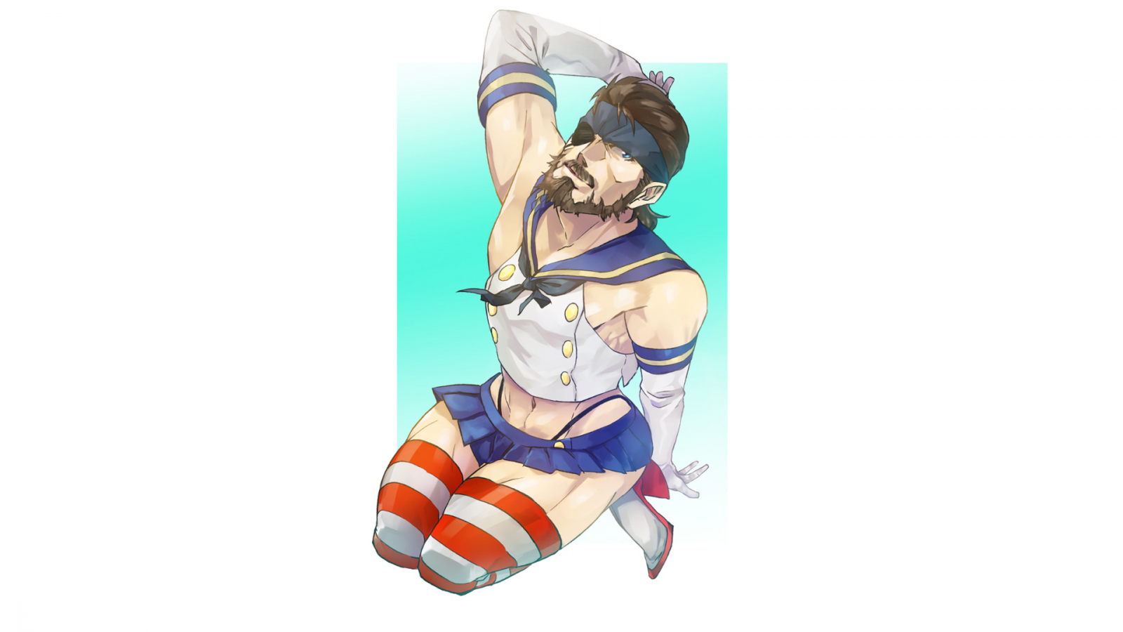 illustration, anime, tegneserie, Metal Gear, tøj, kostume, figur, 1920x1080 px