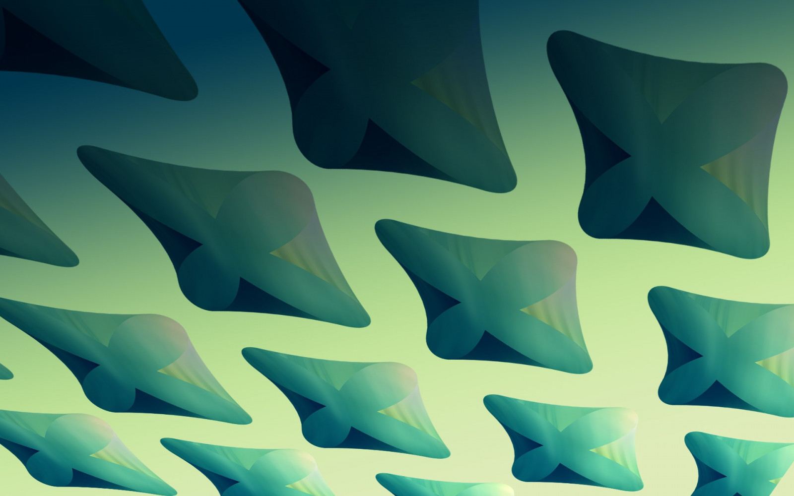 ilustrace, digitální umění, abstraktní, symetrie, zelená, modrý, vzor, kruh, aqua, list, tvar, design, čára, počítač tapeta, font