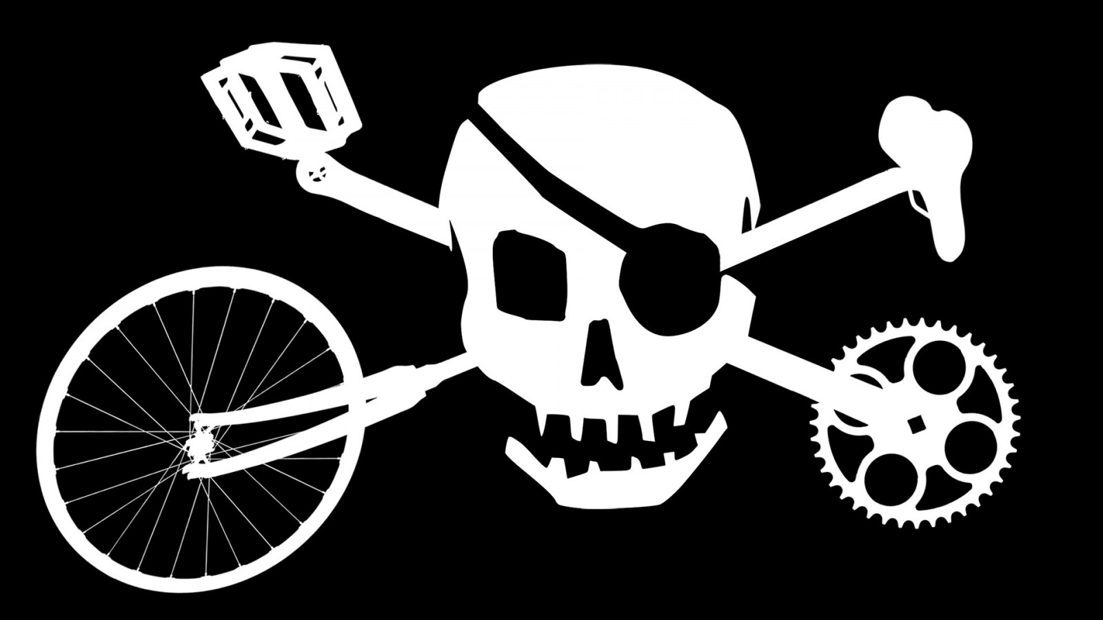 ilustrace, jízdní kolo, vozidlo, kreslená pohádka, piráti, kolo, Černý a bílý, monochromatické fotografování, sportovní vybavení, font, produkt, bmx bike, jízdních kol, freestyle bmx