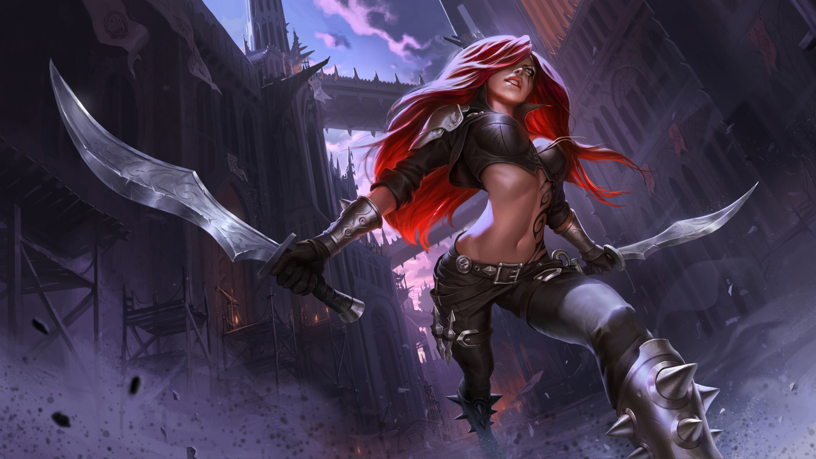 League Of Legends Wallpaper Hd 1920x1080 Katarina 1920x1080 Wallpaper League Of Legends Legends Of Runeterra Katarina
