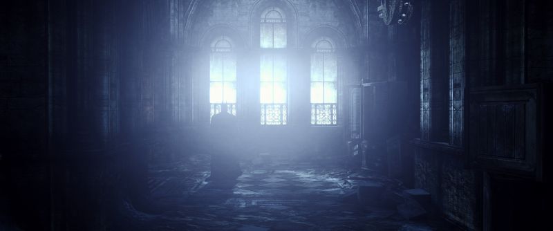 3440x1440 px, 말 당번, 어두운