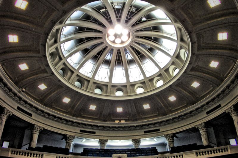 cupola, punto di riferimento, costruzione, simmetria, illuminazione diurna