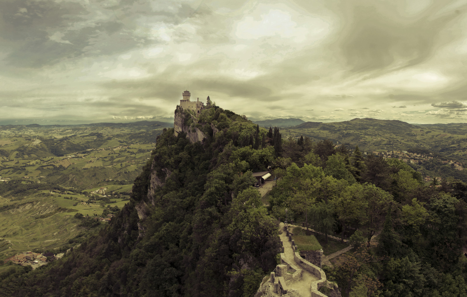 nebe, panoráma, slunce, krajina, jaro, Nikon, Italia, San Marino, nuvole, sen, natura, Emilia, NIKKOR, podrážka, bianco, nero, Viaggio, vacanza, Romagna, D7000