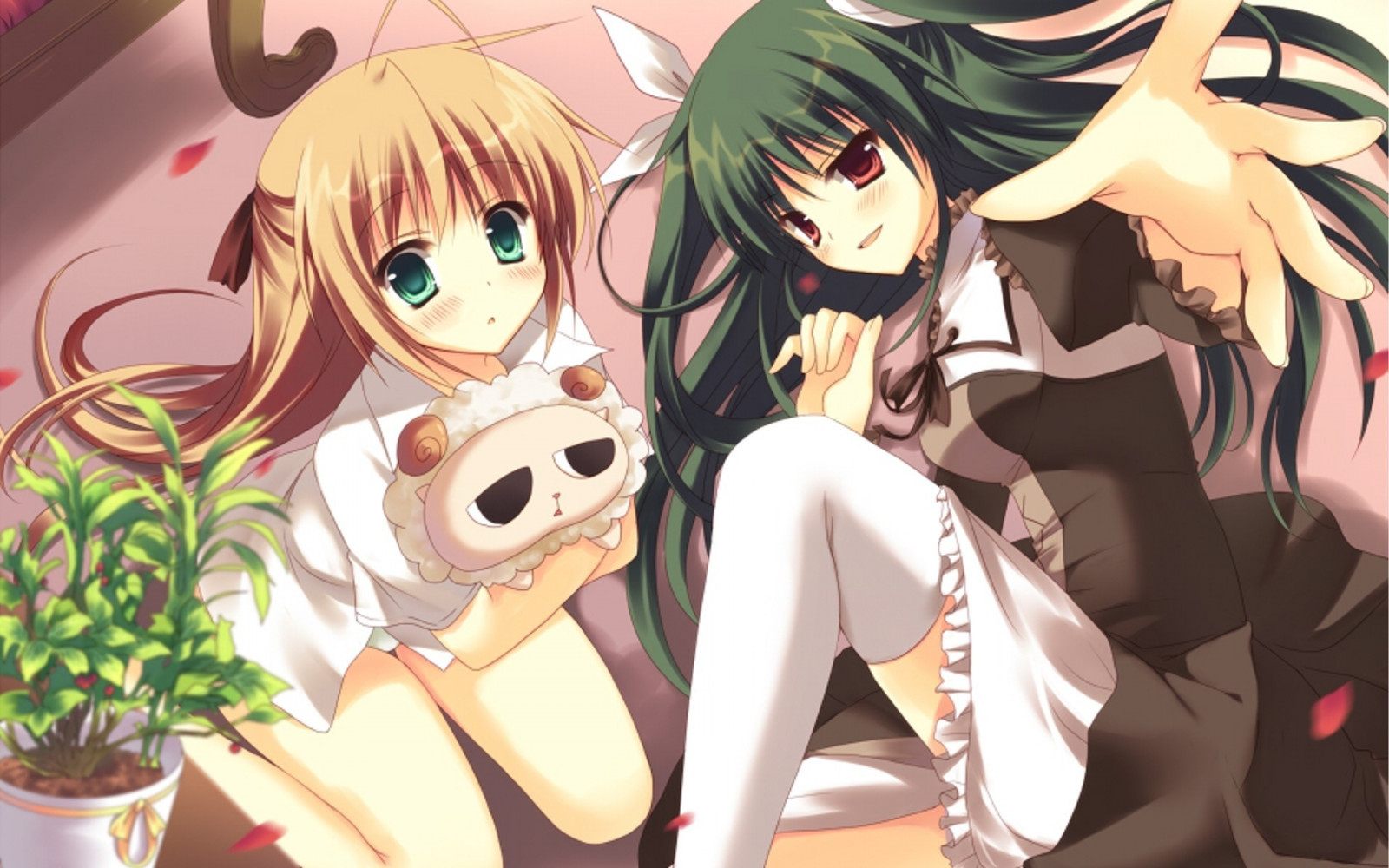 ilustrace, anime, anime dívky, umělecká díla, kreslená pohádka, Mayo Chiki, Suzutsuki Kanade, Konoe Subaru, mangaka