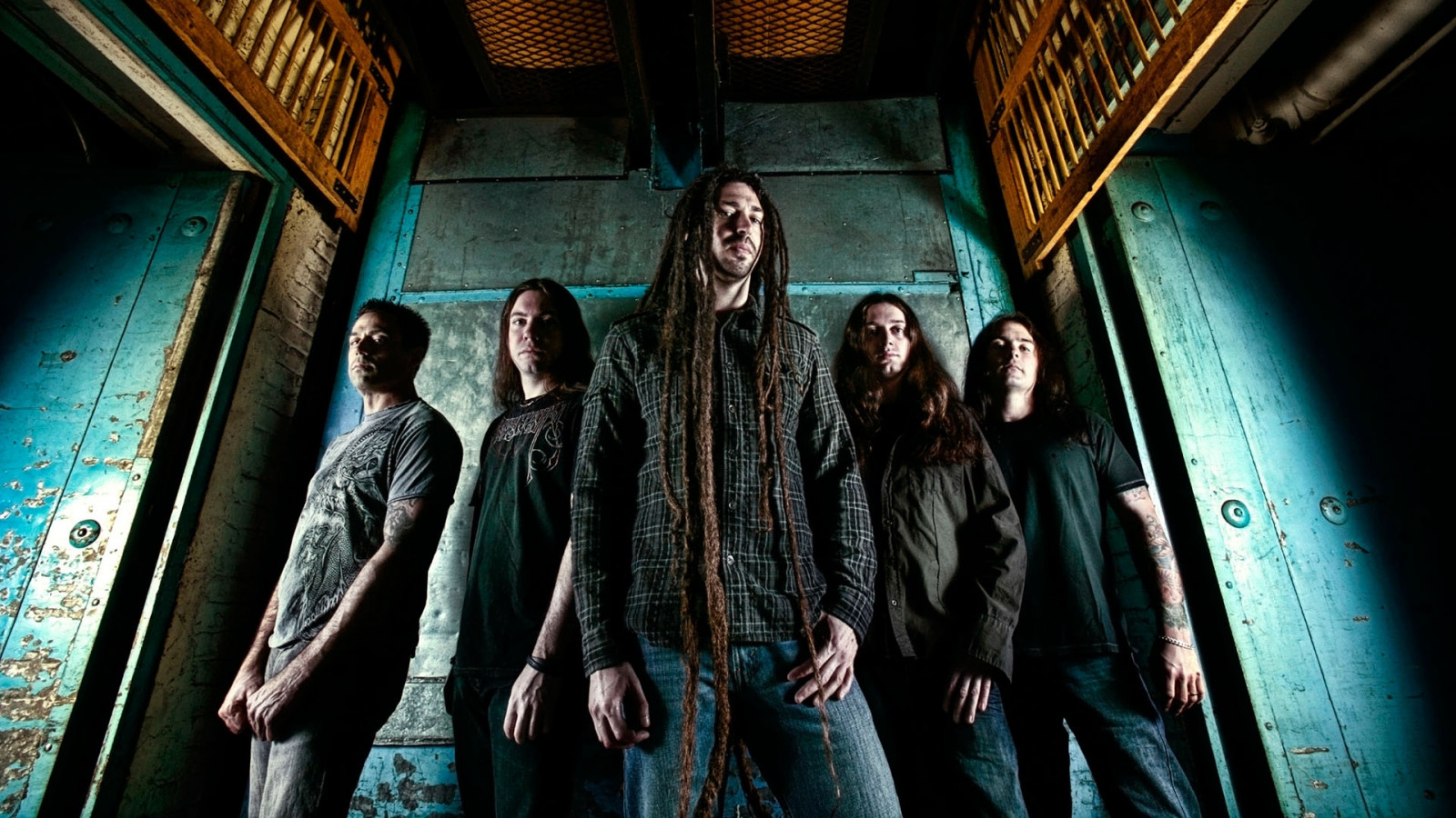 Stíny padaly, dredy, světlo, trička, pokoj, místnost