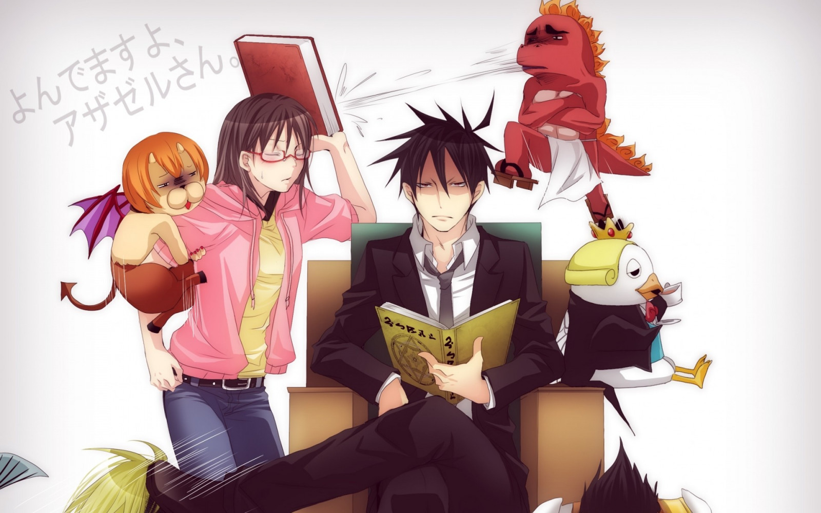 illustration, anime, tegneserie, Yondemasu yo Azazel san, Sakuma Rinko, Akutabe, mangaka