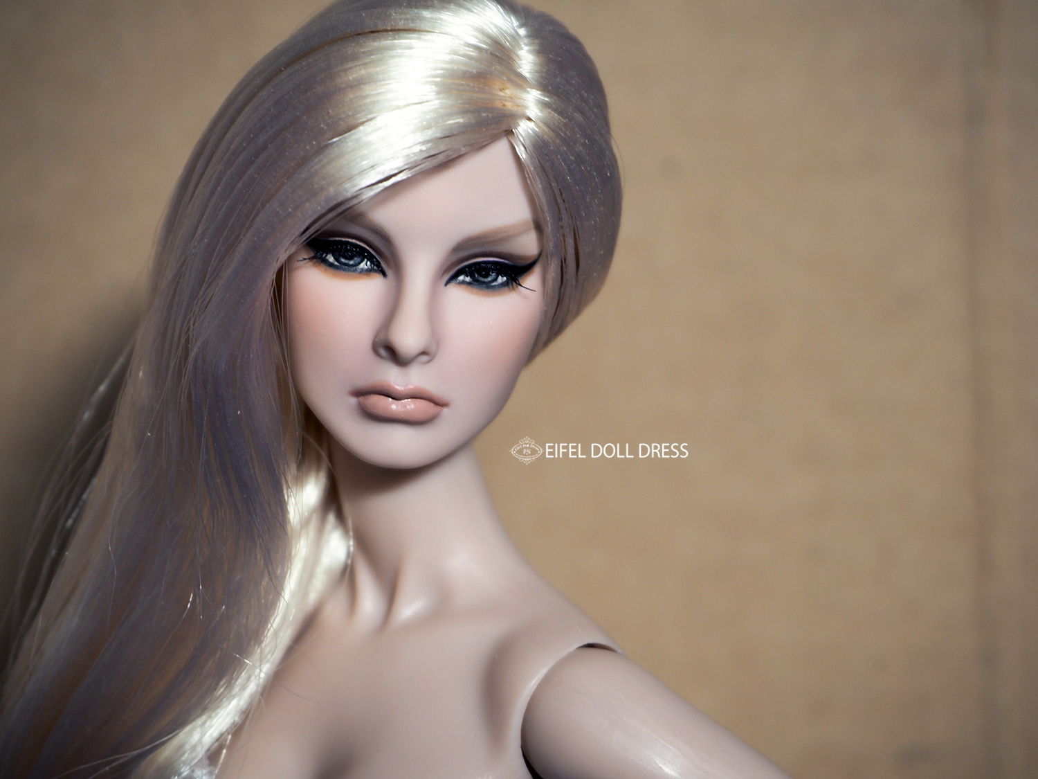 Wallpaper human hair color, doll, beauty, girl, brown hair, long hair