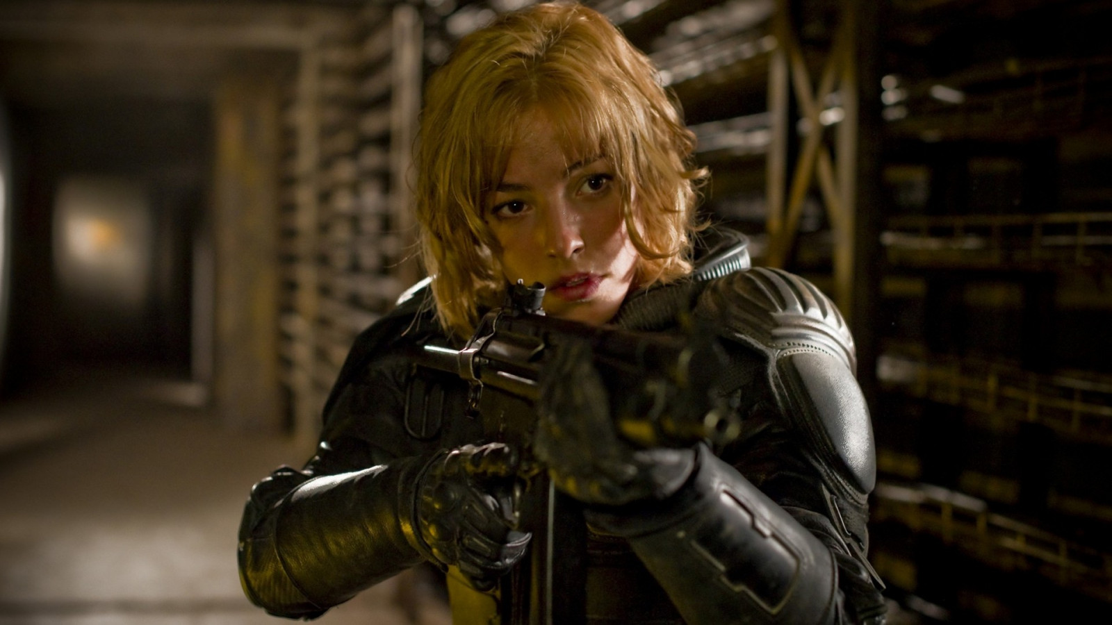 blondýnka, filmy, Dredd, Olivia Thirlby, Cassandra Anderson, kostým, Snímek obrazovky