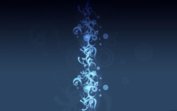 digital art,blue background,smoke,blue,shapes,light