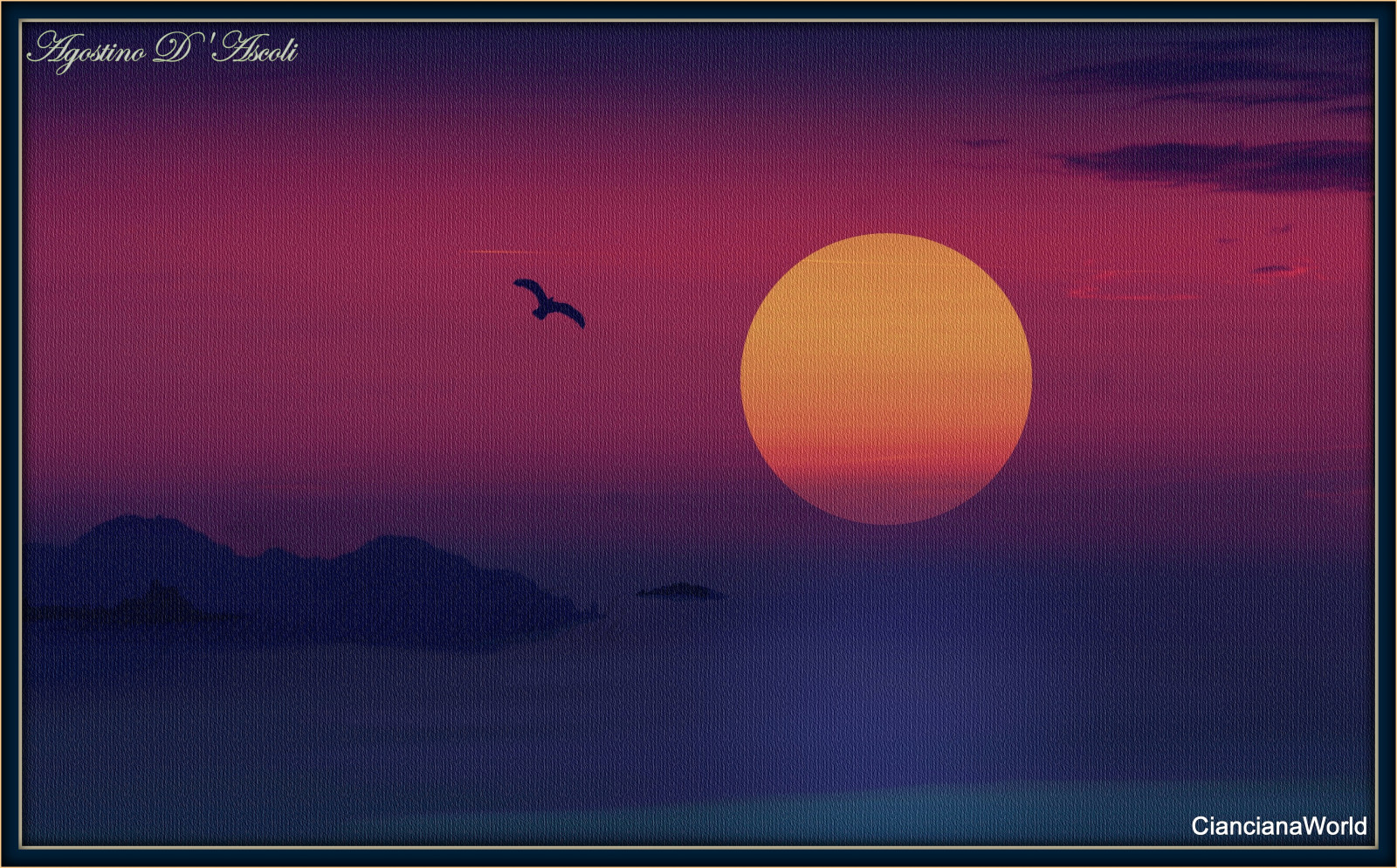 ARTE, arte digitale, digiatalpainting, struttura, tramonto, Cianciana, Sicilia, Nikon, NIKKOR, natura, Agostinodascoli, cielo, cavalla, suola, Photoshop, fotopittura, paesaggio, paesaggi, creativo, Colore, pieno di colori