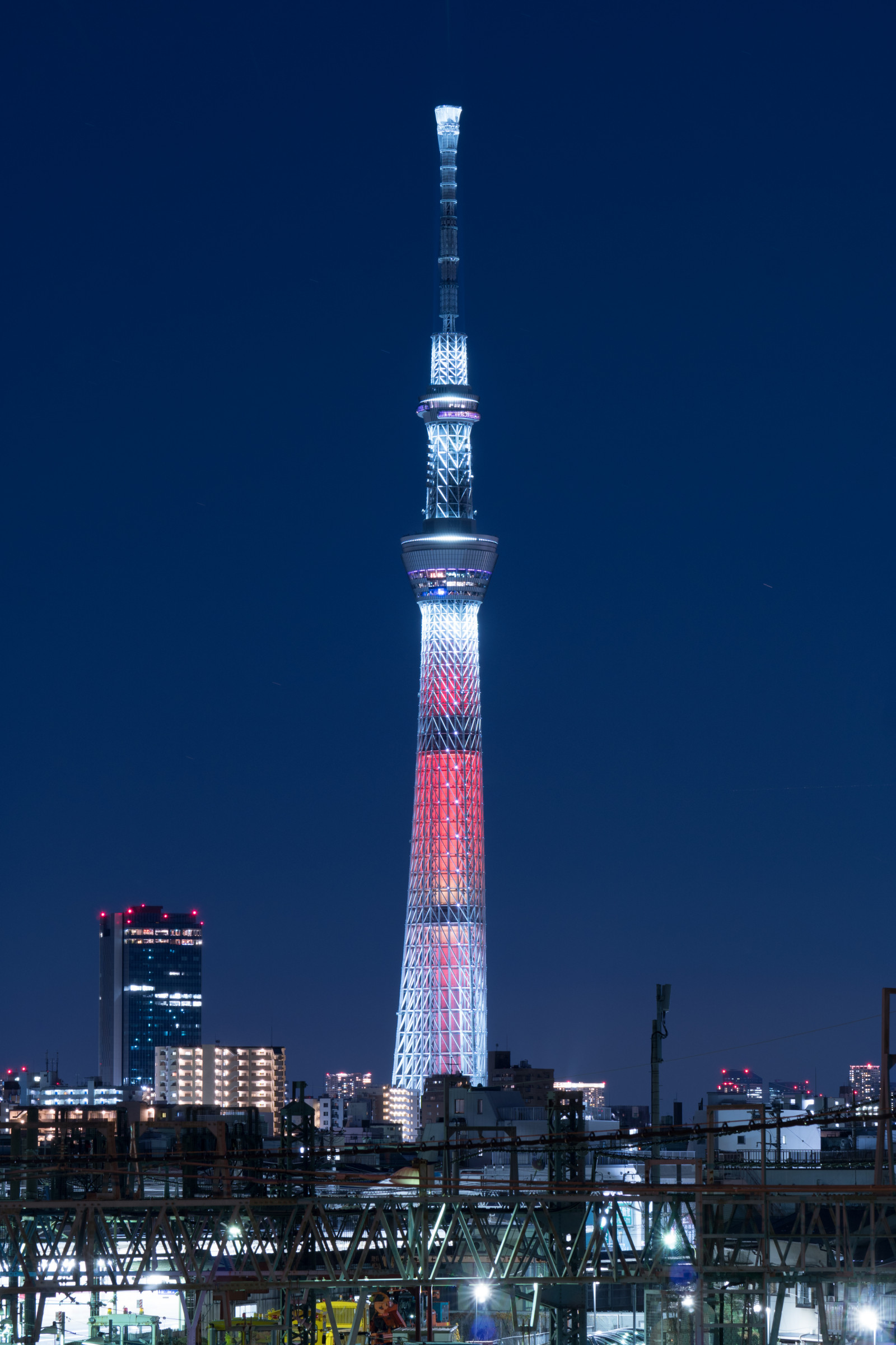 ญี่ปุ่น, เมือง, cityscape, กลางคืน, สถาปัตยกรรม, เส้นขอบฟ้า, ตึกระฟ้า, หอคอย, โซนี่, มหานคร, โตเกียว, Jp, Skytree, ส่องสว่าง, แสงสว่าง, สถานที่สำคัญ, tokyoskytree, Kanegafuchi, a6300, 6300, fe70200mmf4oss, fe70200mmf4, candletree, บรรยากาศของโลก, ปริมณฑล, นิคมอุตสาหกรรมของมนุษย์, หอบล็อก
