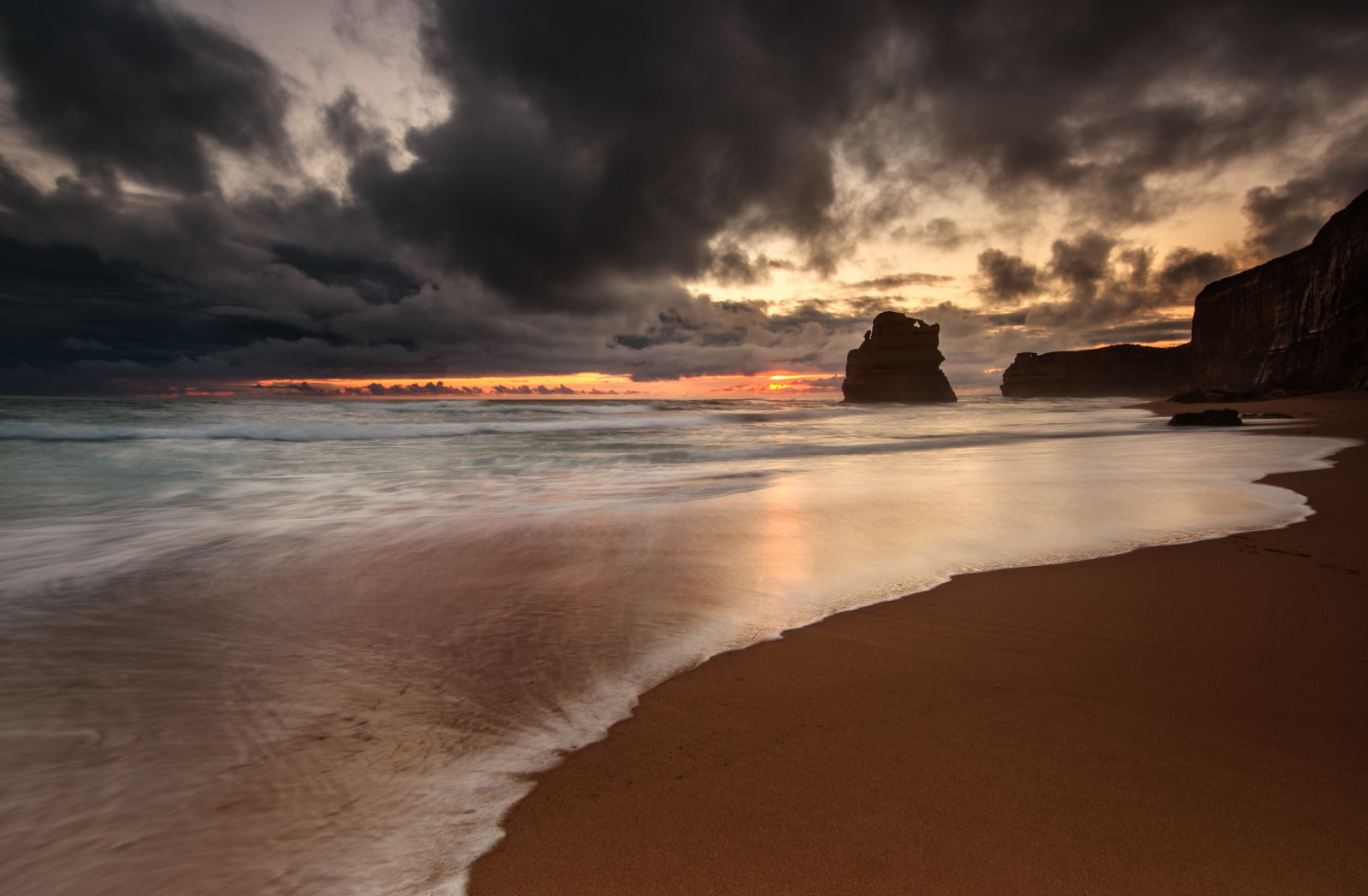 longexposure, solnedgang, klint, marinemaleri, strand, skyer, landskab, bølger, stativ, Australien, Victoria, twelveapostles, nuages, paysage, Vagues, falaise, plage, coucherdesoleil, poselongue, leefilter, paysagemarin, Douzeap tres, vanguardtripod, leendfilter, victoriastate