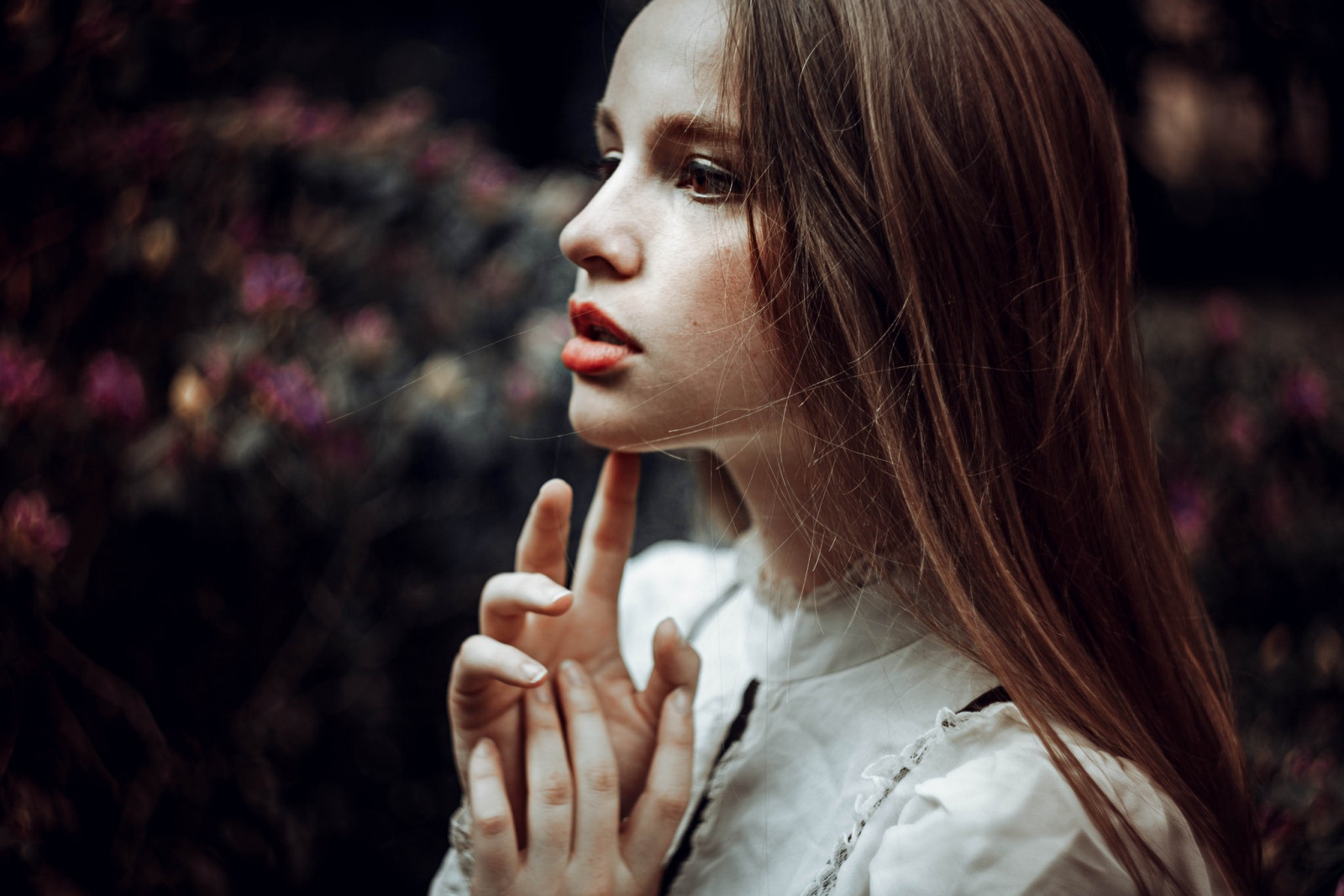 tvář, ženy, model, portrét, dlouhé vlasy, fotografování, zpěvák, móda, vlasy, Julia Tavrina, jaro, Osoba, dívka, krása, oko, žena, dáma, blond, účes, portrétní fotografie, focení, hnědé vlasy, zblízka