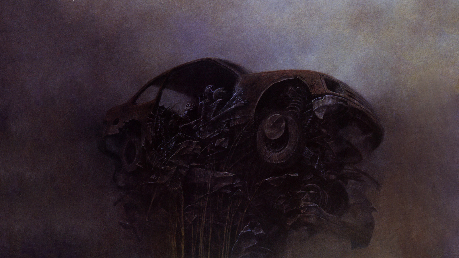 1920x1080 px, opustit, abstraktní, apokalyptický, stvoření, strašidelný, temný, opuštěný, výkres, netvoři, zveřejnit