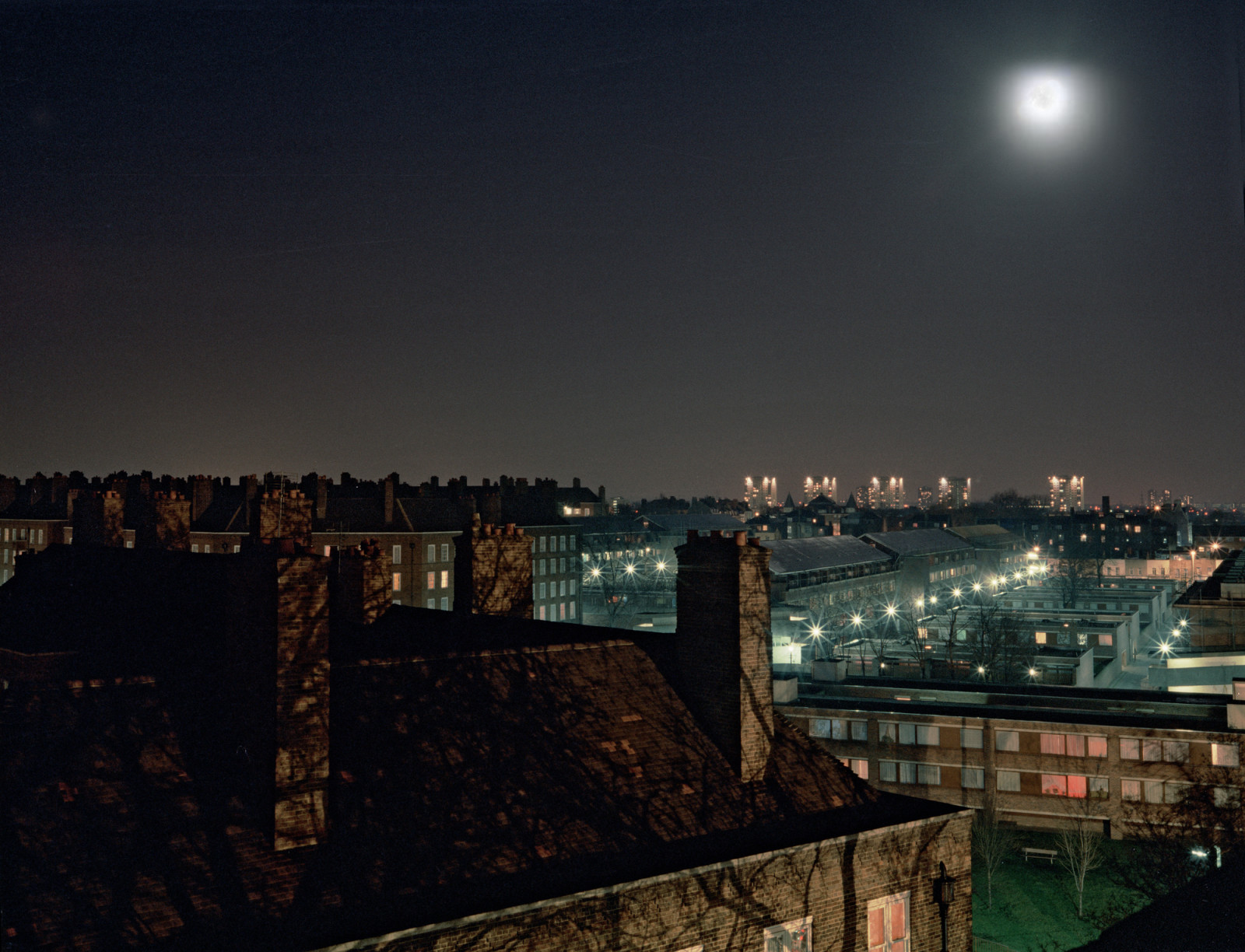 noc, nebe, město, panoráma města, urban area, panoráma, atmosféra, metropole, jev, osvětlení, tma, horizont, večer, soumrak, půlnoc, budova