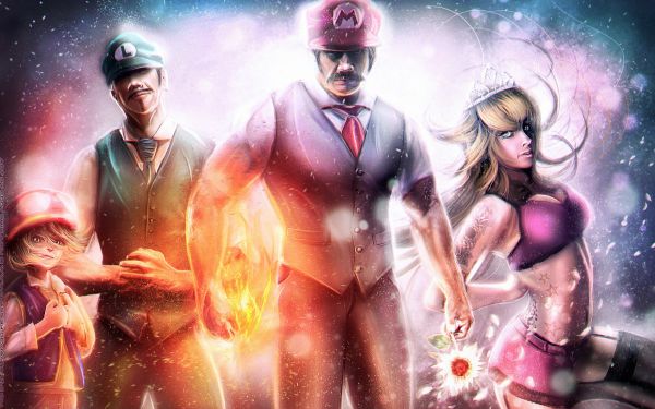video games, Super Mario, Peach, Princess Peach, realistic, comics