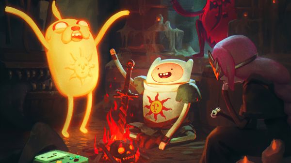 Adventure Time,Cartoon Network,Dark Souls,Jake,Finn the Human,Princess Bubblegum