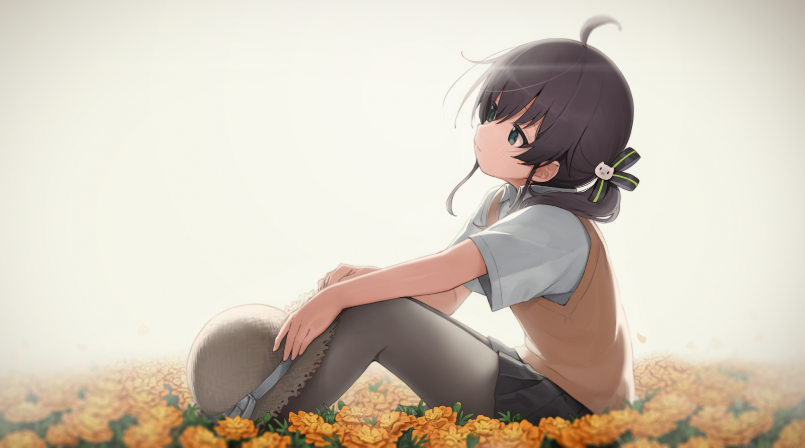 anime, anime dívky, digitální umění, umělecká díla, 2D, portrét