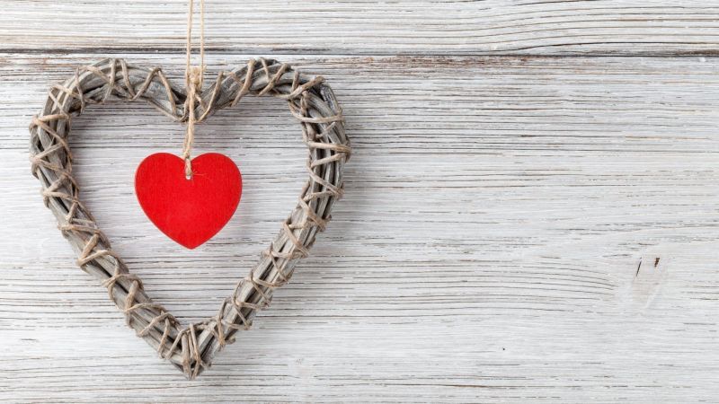 1920x1080 px, heart, wood