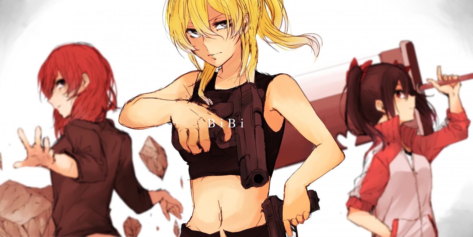 ilustrace, anime, anime dívky, Milovat život, kreslená pohádka, Yazawa Nico, Nishikino Maki, Ayase Eli, oblečení, mangaka