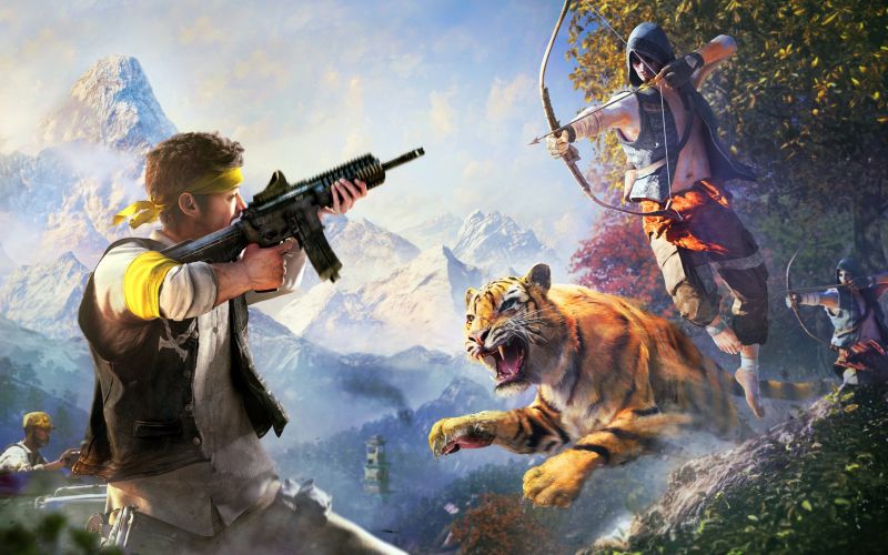 videohry, mytologie, Far Cry 4, Snímek obrazovky, pc hry videohry, mytologie, Far Cry 4, Snímek obrazovky, pc hry