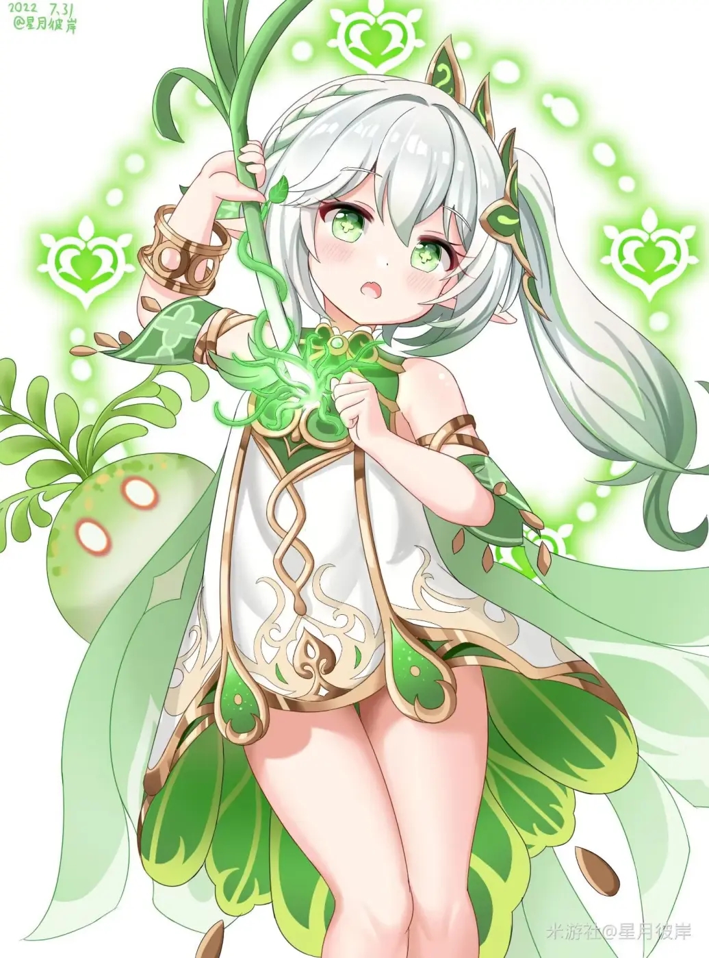 anime dívky, anime, Genshin Impact, Nahida Genshin Impact